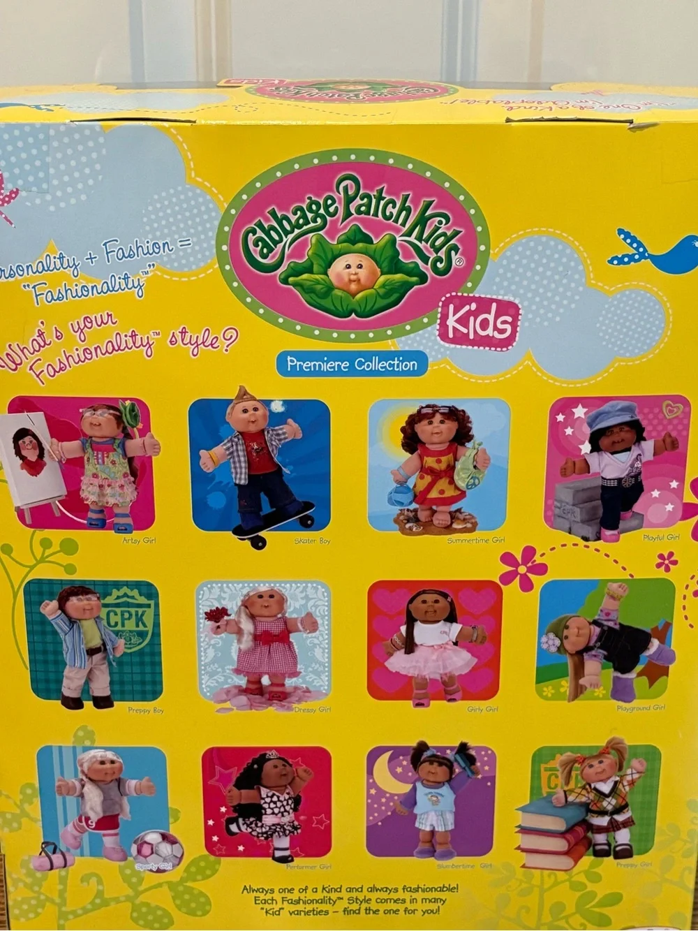 NEW IN BOX! Vintage Cabbage Patch Kids Boy Doll, Blond Skater Cabbage Patch Doll